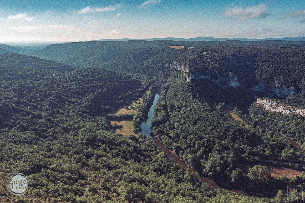 Paysage Causse et Gorges de l'Aveyron